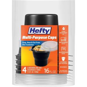 imageHefty Paper Disposable Hot Cups with Lids LeakResistant Disposable Coffee Cups Double Insulated To Help Prevent Burning TightFitting Lid Helps Prevent Sloshing and Spills 16 Ounce 20 Count16 Ounces Pack of 6