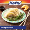 imageHefty Compostable Printed Small Paper Plates for Desserts and Appetizers Soak Resistant and Microwave Safe Compostable Plates 6 Inch 40 Count
