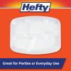imageHefty Everyday SoakProof Foam Compartment Tray White 9 x 11 Inch 40 Count40 Count Pack of 6
