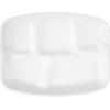 imageHefty Everyday SoakProof Foam Compartment Tray White 9 x 11 Inch 40 Count40 Count Pack of 6