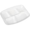 imageHefty Everyday SoakProof Foam Compartment Tray White 9 x 11 Inch 40 Count40 Count Pack of 6