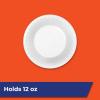 imageHefty Everyday SoakProof Foam Compartment Tray White 9 x 11 Inch 40 CountBowl