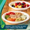 imageHefty ECOSAVE Compostable Paper Bowls 28 Ounce 15 Count28 oz
