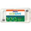 imageHefty ECOSAVE 3 Compartment Hinged Lid Containers 9 x 9 Inch 50 Count Pack of 2 100 Total1 Compartment 9x9  100 Total