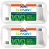 imageHefty ECOSAVE 3 Compartment Hinged Lid Containers 9 x 9 Inch 50 Count Pack of 2 100 TotalSandwich 6 x 6  200 Total