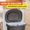 imageHefty Essentials Drawstring 13 Gallon Kitchen Trash Bags 120 Count Tall Unscented Trash Bags for Kitchens Home Offices or Laundry Rooms Easy to Tie Lift and Carry WhiteTall Kitchen White 13 Gallon