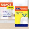 imageHefty Essentials Drawstring 13 Gallon Kitchen Trash Bags 120 Count Tall Unscented Trash Bags for Kitchens Home Offices or Laundry Rooms Easy to Tie Lift and Carry WhiteTall Kitchen White 13 Gallon