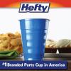 imageHefty Party On Disposable Plastic Cups Marine Blue 18 Ounce 120 Count Pack of 2Marine Blue