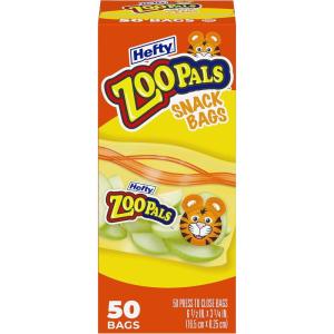 imageHefty Zoo Pals Sandwich Bags 50ctSnack Bags